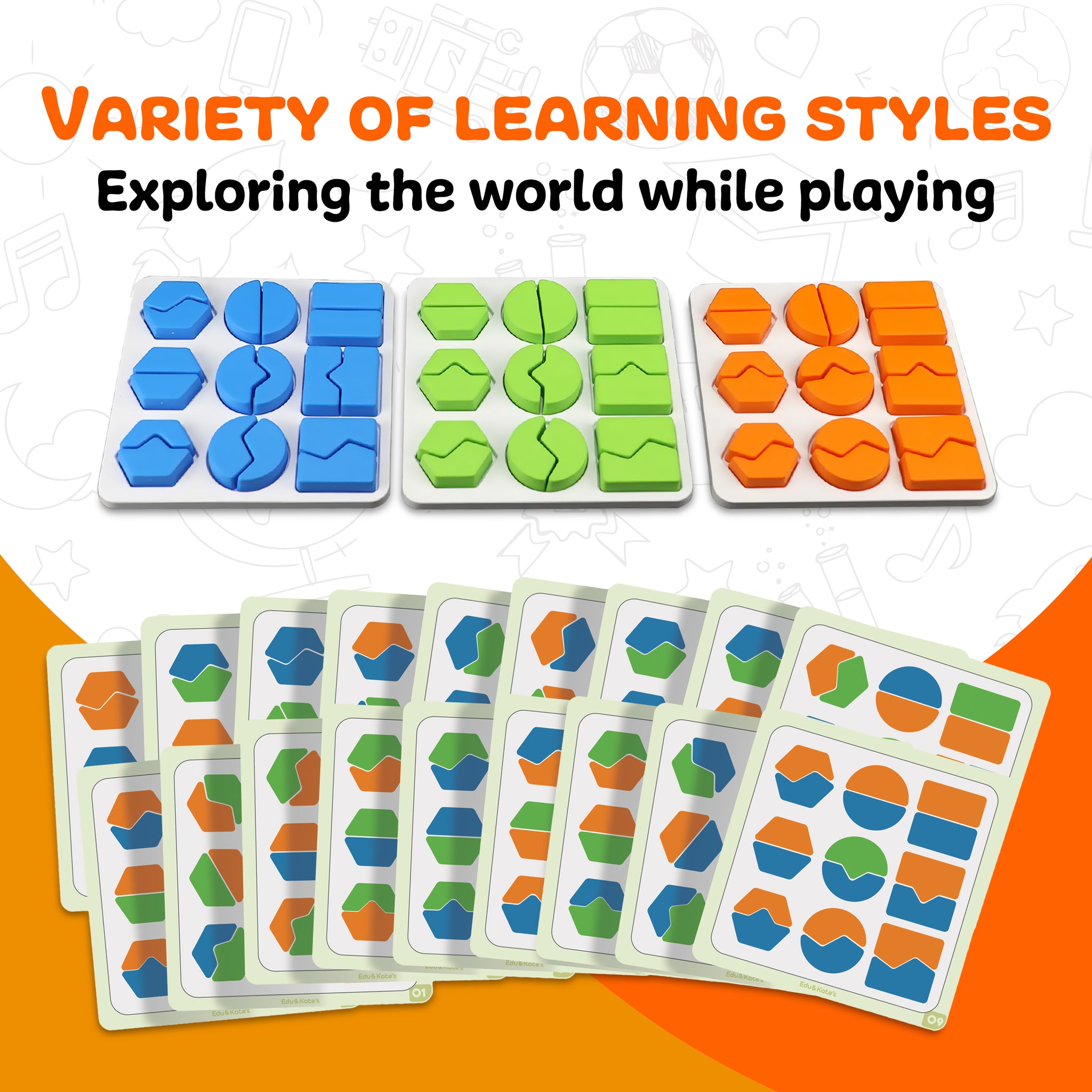 Stage 2 - Volume 1 - Alphabet Learning Toys - ABC Speech Therapy Materials For Toddlers & Kids With Autism - 27 Pcs, 3 Boards + Activity Box